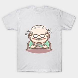 Grandpa drive a car T-Shirt